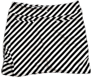 New Swingdish Black & White Striped Paisley 18” Golf Skort Size XL MSP$89 - 0