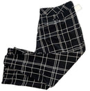 Tail Black White Grid Capri Pants Size 18-2