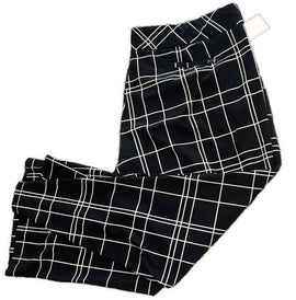 Tail Black White Grid Capri Pants Size 18 - 0
