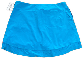 Annika by Cutter & Buck Turquoise hi-lo Golf Skorts Size L - 0