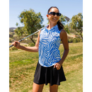 New Sunday Swagger Sleeveless Polo - Warp MSP $64-1