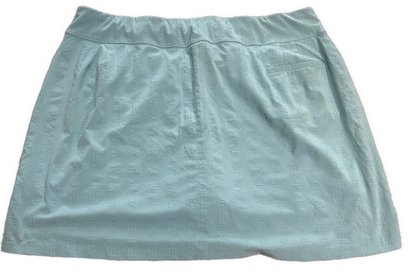 Lady Hagen Aqua Women’s Textured 22” Golf Skort Size 3X