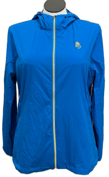 Sunice Women's Amelia Windwear Blue Jacket w/Logo Size XL MSP$130