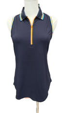 New Women's Jofit Cutaway Golf Polo w/Rib Trim Midnight MSP$86-1