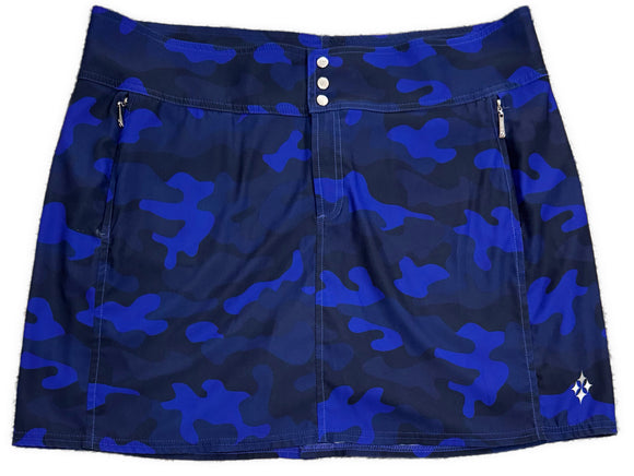 Jofit Blue Camo Patterned Women's 18” Golf Skort Size 14