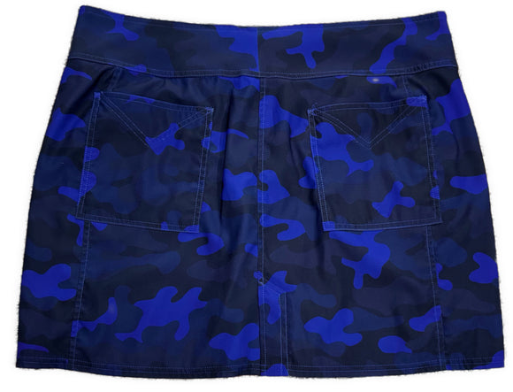 Jofit Blue Camo Patterned Women's 18” Golf Skort Size 14
