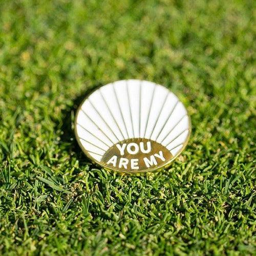 New Birdie Girl You Are My Sunshine Ballmarker & Hat Clip