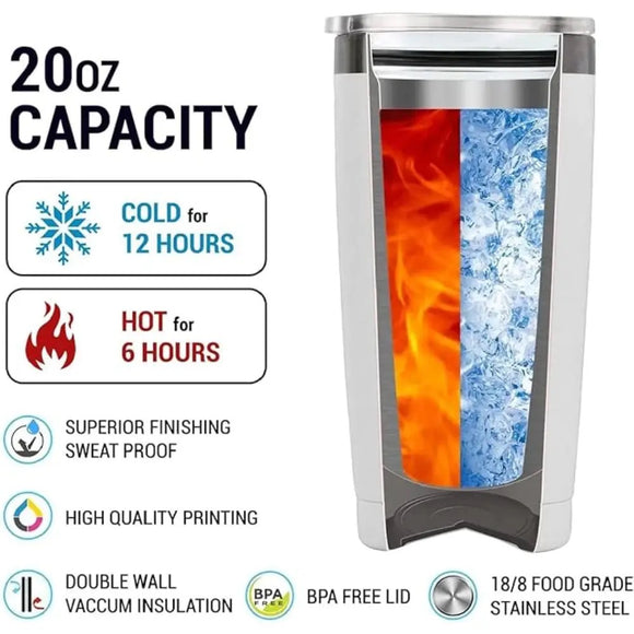 New Born to Rally Golf Club Tumbler