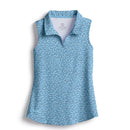 New Scales Jaws Women's Sleeveless Golf Polo Shirt MSP$80-4
