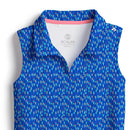 New Scales Women's Buoys Blue Sleeveless Golf Polo Size S MSP$80-3