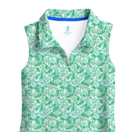 New Scales Women's Shell Tropics Sleeveless Golf Polo Size S MSP$80 - 0