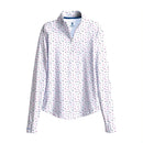 New Scales White Salty Knowledge LS Quarter Zip Size S MSP$85-1