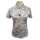 New Bad Birdie Women's Core Golf Polo - Undulated Fog- Thistle-9