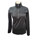 Women's Nike Golf Black 1/2 Zip Mock Neck Long Sleeve Pullover Size M MSP$85-3