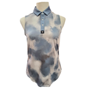 New Bad Birdie Women's Sleeveless Core Golf Polo - Cloud Storm-4