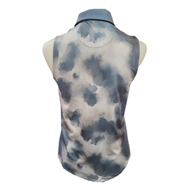 New Bad Birdie Women's Sleeveless Core Golf Polo - Cloud Storm - 0