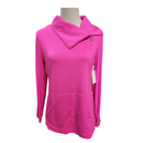 Jofit Hot Pink 1/4 Zip Asymmetrical Pullover Size M MSP $98-1