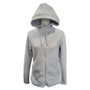 Columbia Golf Full-Zip Gray Ribbed Hoodie Size M-3