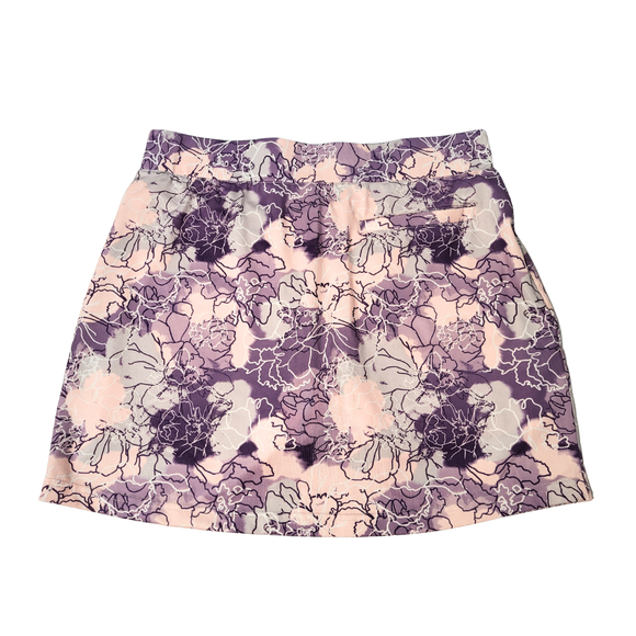 Pebble Beach Purple & Pink Floral Golf Skort Size M