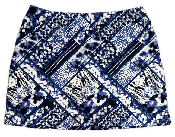 RAD Rvandrew Blue Patterned 16.5” Golf Skort Size XL