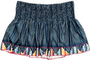 Lucky in Love Slate Blue & White Patterned 14.5” Skort Size L-2