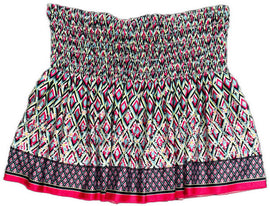 Lucky in Love Pink & Navy Multicolored 14.5” Skort Size L
