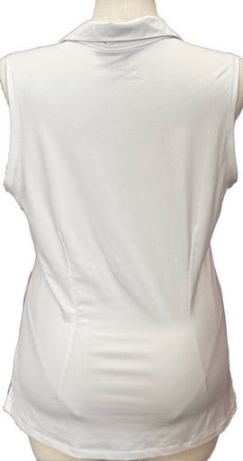 Nike Purple & Orange Watercolor Women's Sleeveless Golf Top Size XL - 0