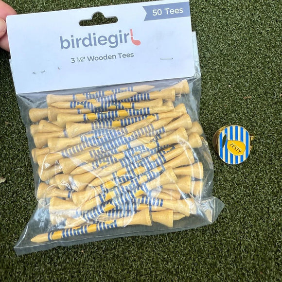 New Birdie Girl Zesty Lemon Golf Tees