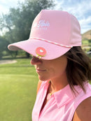 New Birdie Girl 19th Hole Instructor Rope Snapback Hat-3