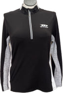 Antigua Black & White Women's Golf Pullover w/Logo Size XL-1