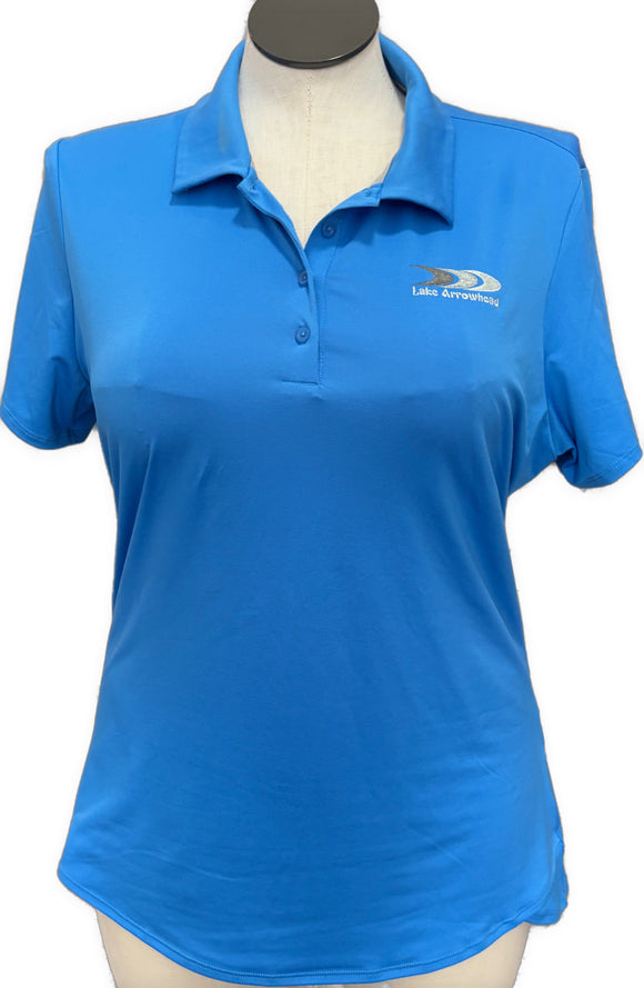 Under Armour Blue Women's Short Sleeve Polo w/Logo Size XL