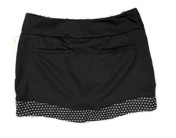 Adidas Black Skort with Print Trim Size M - 0