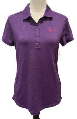 New Nike Golf Women's Purple Golf Polo Size M
