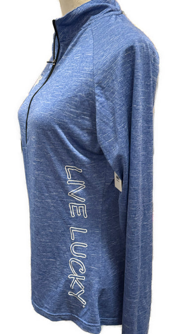 Black Clover Women's Heather Zip Pullover Size M MSP$85 - 0