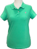 New Lilly Pulitzer Green Shrunken Pique Polo Size L MSP$128-1