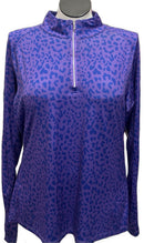Lady Hagen Purple Animal Print Golf Pullover Size XXL-1