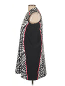 Tail Black & White Patchwork Print Sleeveless Golf Dress Size L MSP$100-3