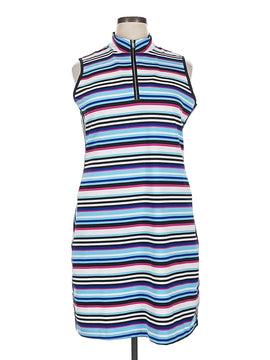 Tail Activewear Multicolored Stripe Sleeveless Golf Dress Size XL MSP$100