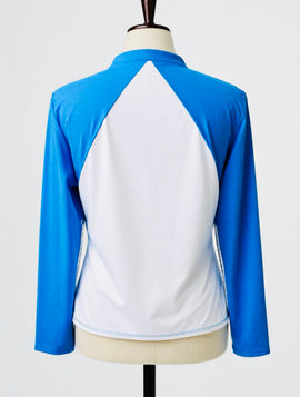 New Kinona Blue Backswing Beauty Longsleeve Golf Top Size L MSP$134 - 0