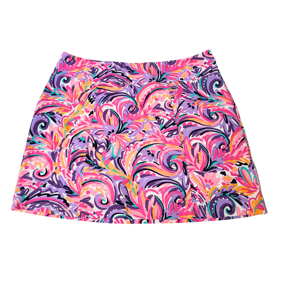 Ibkul Women's Aubrey Print Golf Skort Size XL MSP$98