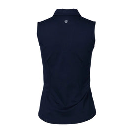 Jofit Women's Navy Sleeveless Golf Polo Size S MSP$96 - 0