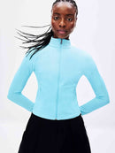 New Athleta Aqua Salutation Crop Jacket MSP$119-3