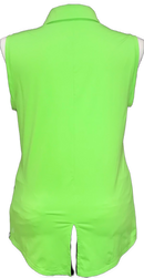 Kinona Sport Lime Green Sleeveless Golf Top Size XL MSP$112-2
