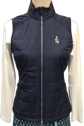 Buy navy New Zero Restriction Women&#39;s Tess Vest w/Logo MSP$168