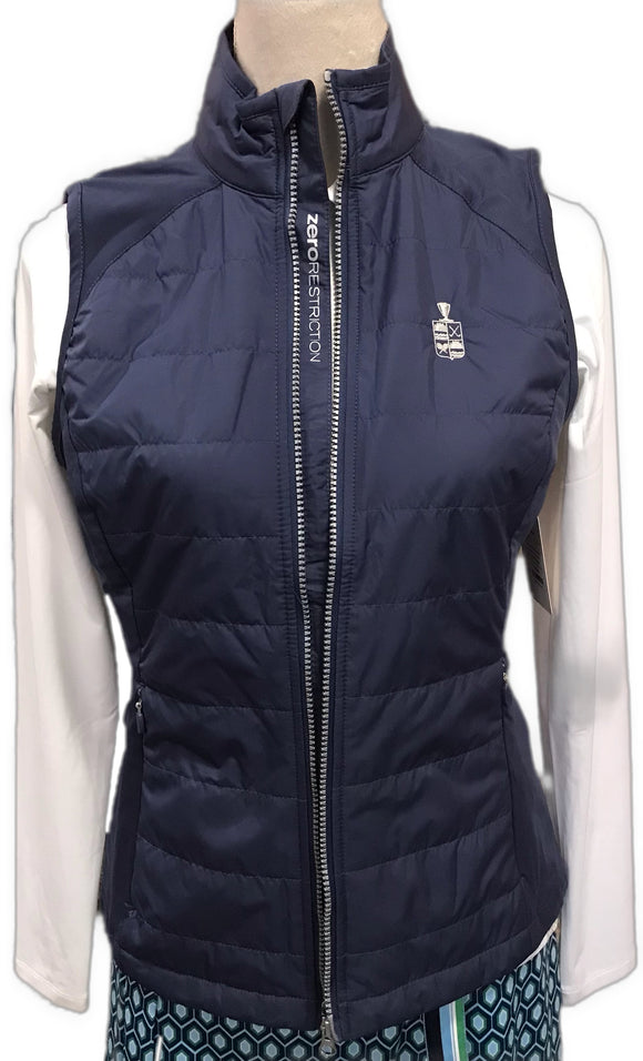 New Zero Restriction Women's Tess Vest w/Logo MSP$168