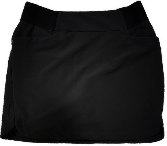 Greg Norman Black 17” Golf Skort Size S MSP$79