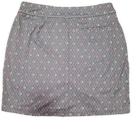 Greg Norman 17” Navy & White Hexagon Print Golf Skort Size S MSP$79 - 0