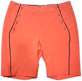 Greg Norman Women's Coral Sutton Stretch Golf Shorts Size 6 MSP$79