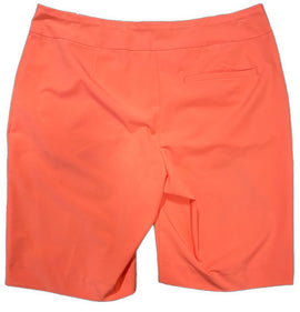 Greg Norman Women's Coral Sutton Stretch Golf Shorts Size 6 MSP$79 - 0