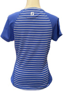 New Footjoy Blue & White Striped Short Sleeve Crewneck Size S MSP$75-2